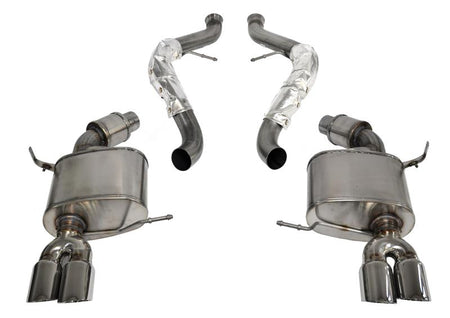 Corsa 2008-2012 BMW M3 Convertible E93 Polished Sport Cat-Back Exhaust