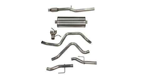 Corsa 2019-2025 Chevy Silverado 5.3L Crew Cab 3in Cat-Back Dual Rear Exit w/ Polished Tip