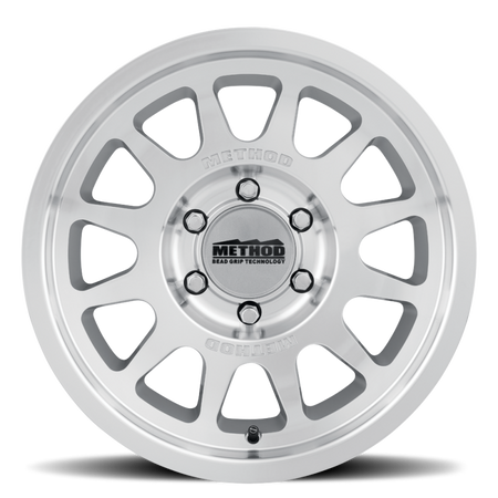 Method MR703 Bead Grip 20x9 0mm Offset 6x135 87mm CB - Machined Clear Coat