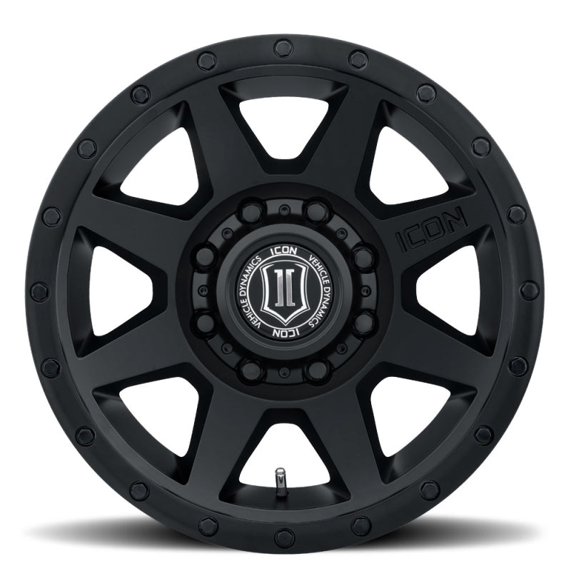 ICON Rebound HD 18x9 / 8x180 / 12mm / 5.5in BS Double Black Wheel