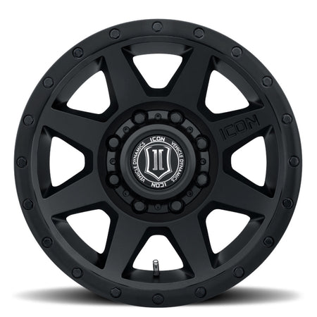 ICON Rebound HD 18x9 / 8x180 / 12mm / 5.5in BS Double Black Wheel