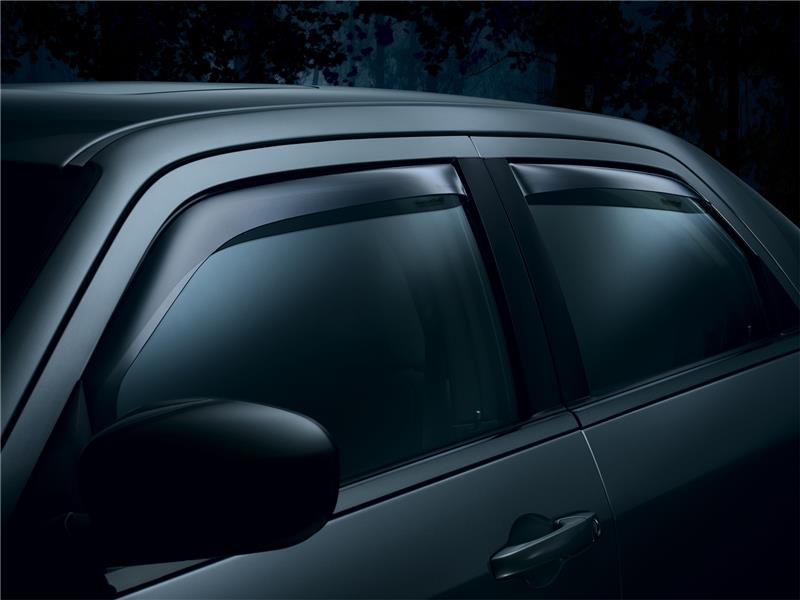 WeatherTech 11-15 Volvo V60 Front and Rear Side Window Deflectors - Dark Smoke