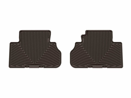WeatherTech 18-25 Audi Q5 2nd Row Rear All-Weather Floor Mats - Cocoa