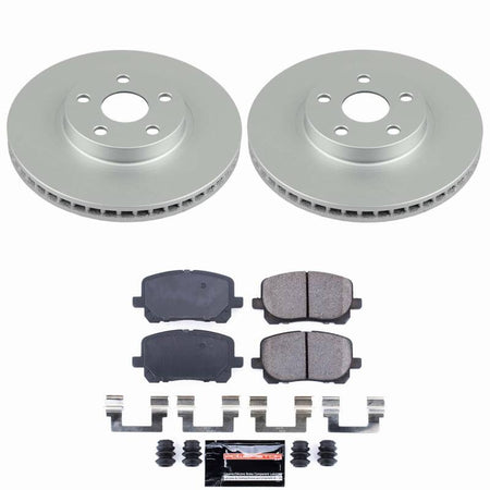 Power Stop 03-08 Pontiac Vibe Front Z23 Coated Brake Kit