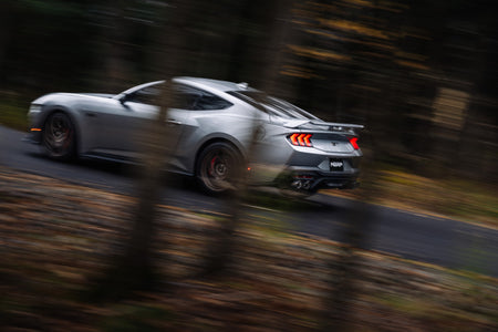 MBRP 2024+ Ford Mustang GT Armor Pro 3in Steet Profile Catback Exhaust - Carbon Fiber Tips