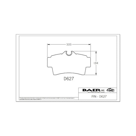 Baer Brakes Replacement Pads for Rear Classic and Ironsport Systems