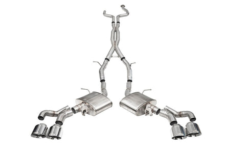 Corsa 22-25 Cadillac CT5 V Blackwing 3in. Cat-Back w/ Active Exhaust - Dbl X-Pipe - Twin 4.5in. Tips