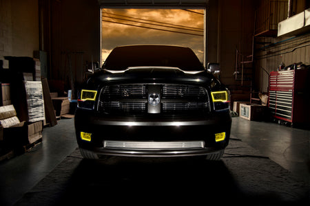 Oracle Lighting 09-18 RAM 1500 Sport Halo Headlights - Blk Housing w/RF Controller