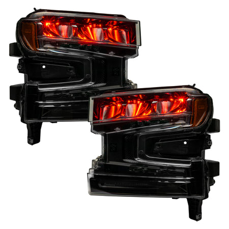 Oracle 19-21 Silverado/Sierra 1500 RGB Demon Eye Headlight Kit - w/o Controller