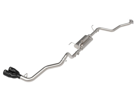 aFe 24-25 Toyota Tacoma L4-2.4L (t) Vulcan Series 2.5in to 3in Cat-Back w/ Black Tip