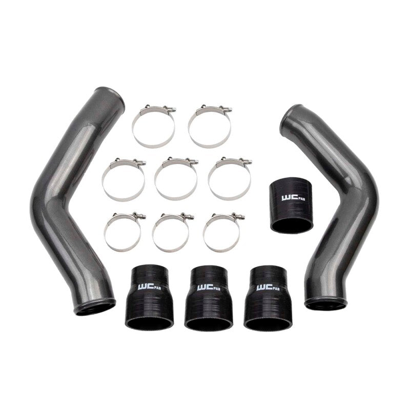 Wehrli 13-18 Cummins 6.7L 3.5in High Flow Intake Bundle Kit Stage 1 - Semi-Gloss Black