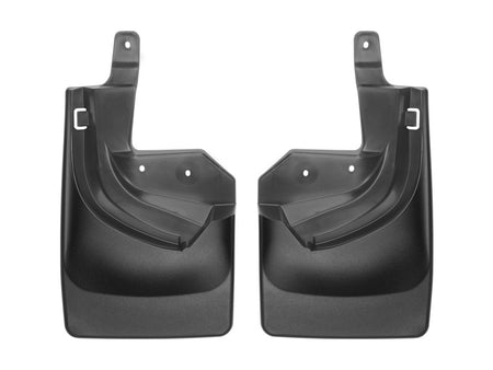 WeatherTech 18+ Jeep Wrangler Rubicon Rear No Drill Mudflaps - Black