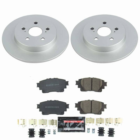 Power Stop 19-26 Toyota Corolla Rear Z23 Coated Brake Kit
