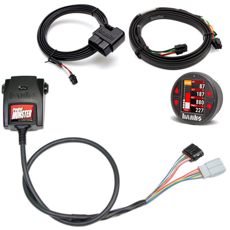Banks Power Pedal Monster Kit Sumitomo TS 025 Sealed Series (Gray) 6-Way PM-07 With iDash Pro