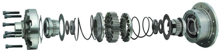 Eaton Detroit Locker Differential 30 Spline 1.30in Axle Shaft Diameter 2 Pinion Front 8in Rear 8in