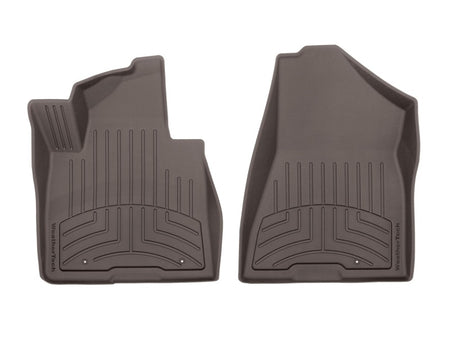 WeatherTech 2017+ Kia Sportage Front FloorLiner HP - Cocoa