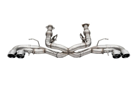 Corsa 2020-25 Corvette C8 3in Xtreme Cat-Back Exhaust 4.5in Pol Quad Tips - Deletes stock AFM Valve
