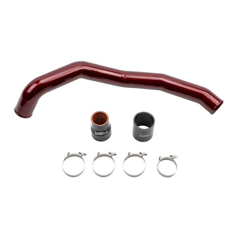 Wehrli 01-04 GM Duramax LB7 Driver Side 3in Intercooler Pipe - Chevy Orange