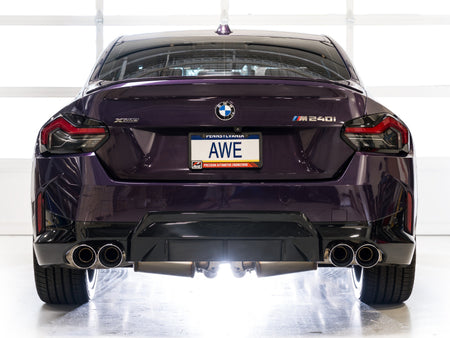 AWE Tuning 22-26 BMW M240i (G42) Touring Edition Exhaust - Chrome Silver Tips