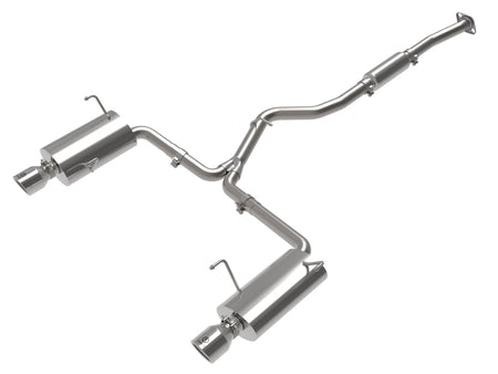 aFe Subaru Forester XT 14-18 H4-2.5L Takeda 2-1/2in to 2-1/4in 304 SS Cat-Back- Polished Tip