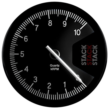 Autometer Stack Professional Action Replay 125mm 0-10K RPM Tachometer - Black