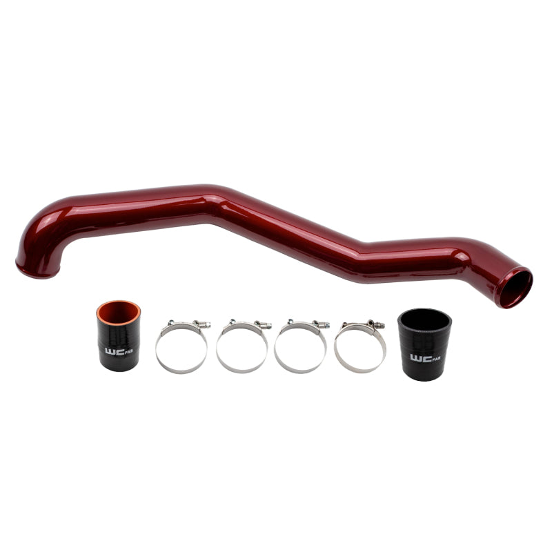 Wehrli 17-19 GM Duramax L5P Driver Side 3in Intercooler Pipe - Sparkle Granny Smith