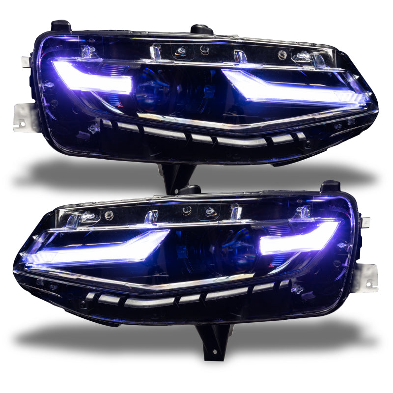 Oracle 19-21 Chevy Camaro LS/LT RGB+A Headlight DRL Kit - ColorSHIFT w/o Controller