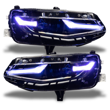 Oracle 19-21 Chevy Camaro LS/LT RGB+A Headlight DRL Kit - ColorSHIFT w/o Controller