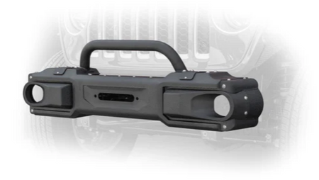 Dv8 18+ Jeep Wrangler JL / 20+ Jeep Gladiator JT OE Plus Front Bumper