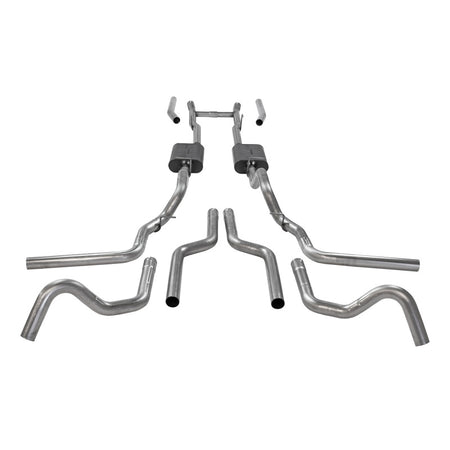 Flowmaster 67-72 Ford F100 American Thunder Exhaust System - (w/o Side Tank)