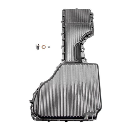Wehrli 17-19 GM Duramax WCFab X PPE High Capacity Aluminum Oil Pan - Bronze Chrome