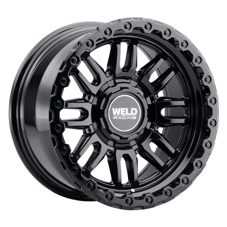 Weld Off-Road Swift 17x9in - 5x114.3 / 5x127 BP - ET-12 - 78.1mm CB - Gloss Black Wheel & Ring