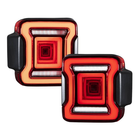 Form Lighting 2018-2023 Jeep Wrangler LED Tail Lights Red (Pair)