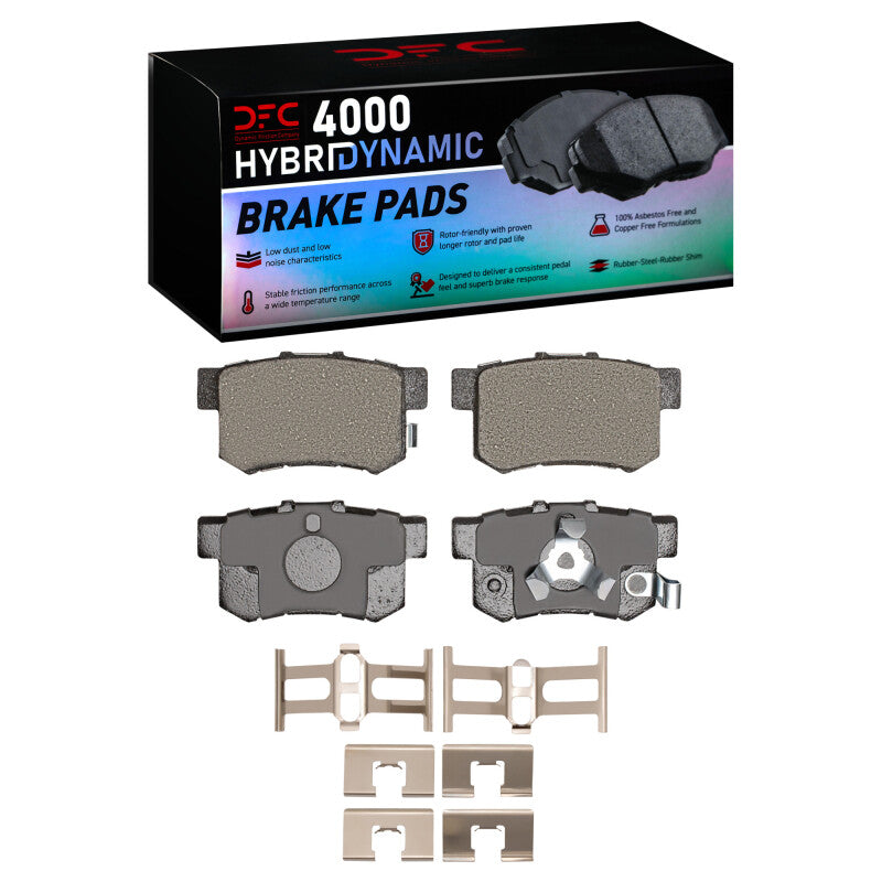 DFC 05-18 Acura RDX Rear 4000 HybriDynamic Brake Pads and Hardware Kit