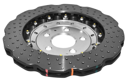 DBA 16-19 Audi R8 Iron Rotor Front 5000 Series Drilled Rotor w/Silver Hat