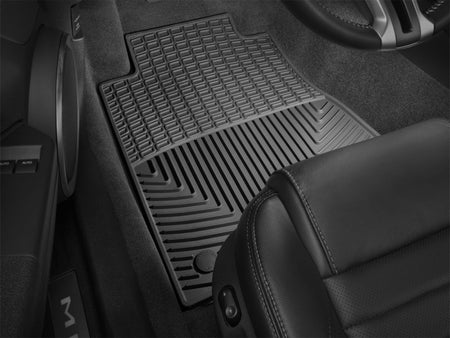 WeatherTech 10-12 Ford Mustang Front Rubber Mats - Black