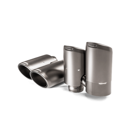 Akrapovic 2018+ Porsche Cayenne V6 (536) Tail Pipe Set (Titanium)