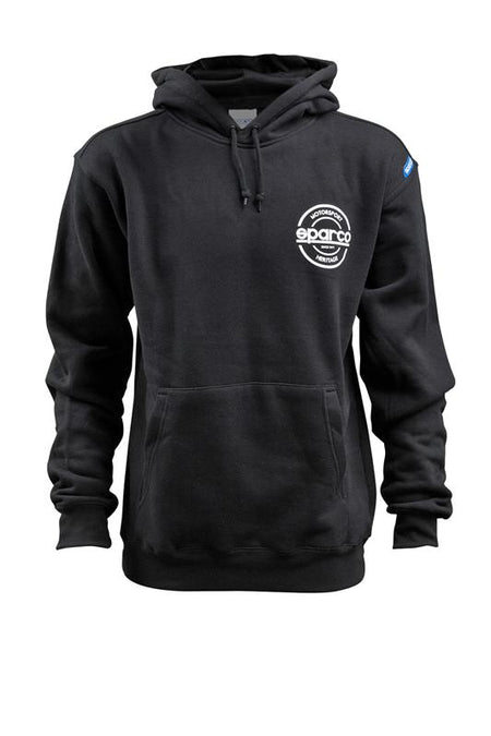 Sparco Sweatshirt Hooded S-Seal Blk Xlrg