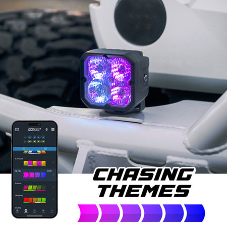 XKGlow XKmax RGBW Addressable Cube Light Kit - Spot Beam