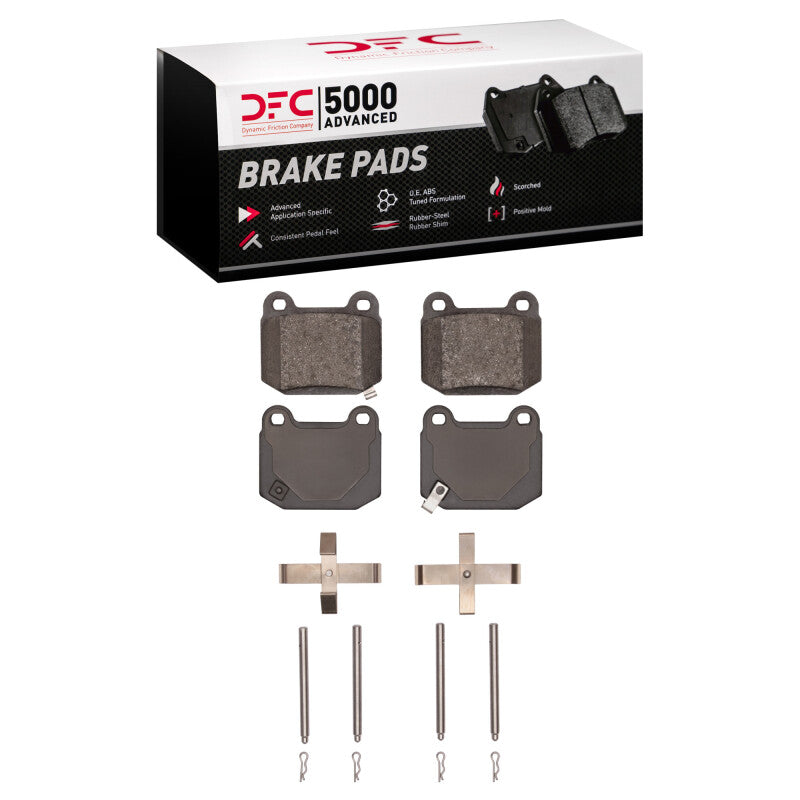 DFC 03-25 Infiniti G35 Rear 5000 Advanced Low Metallic Brake Pads and Hardware Kit