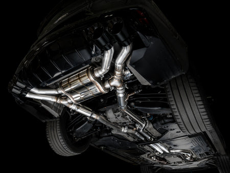 AWE Tuning 2021+ Cadillac CT4-V Blackwing SwitchPath Exhaust - Diamond Black Tips