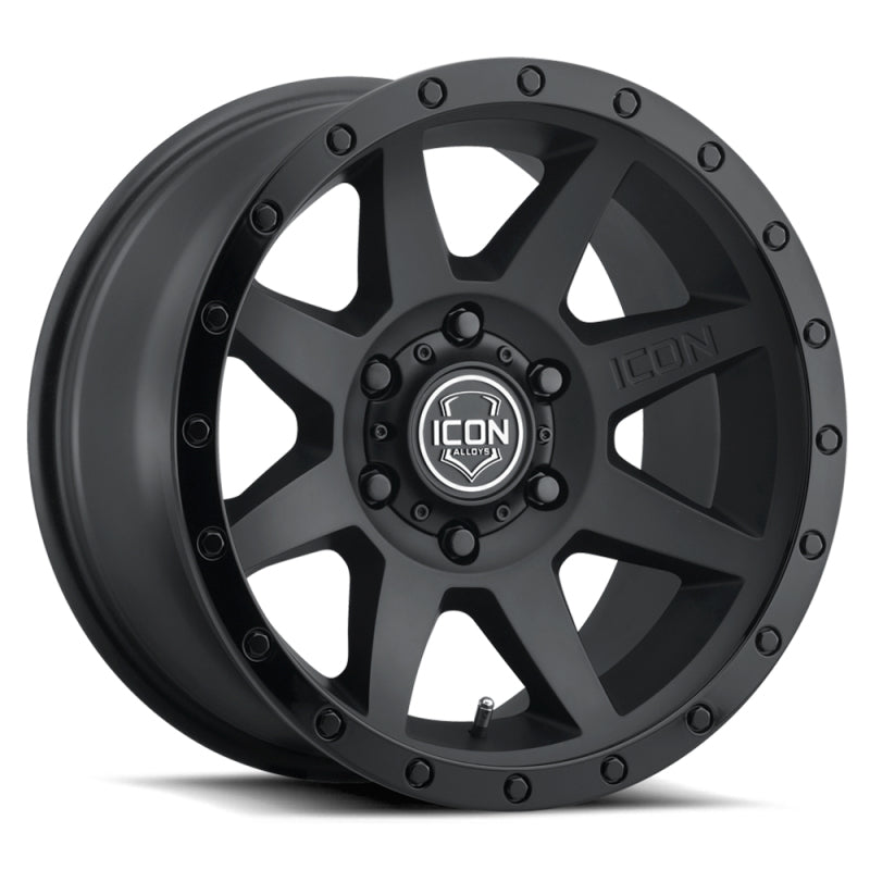 ICON Rebound 20x9 / 5x5 / -12mm / 4.5in BS Double Black Wheel