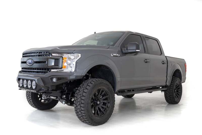 Addictive Desert Designs 18-20 Ford F-150 Bomber Front Bumper w/ 4 Rigid 360 6IN Mounts
