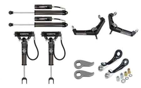 Cognito 20-26 Chevrolet Silverado 2500 HD 3in Premier Billet UCA Leveling Kit w/ 2.0 RR Shocks