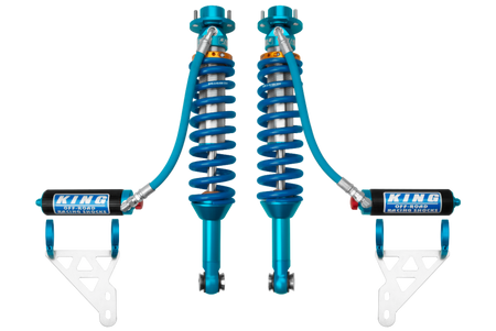 King Shocks 2019+ Ford Ranger Raptor 2.5 IBP Front Coilovers w/ RR & Comp Adj. - Pair