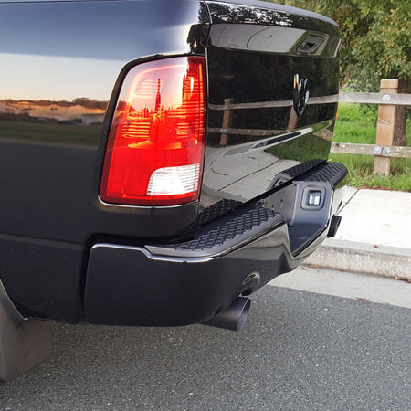 Flowmaster 09-24 Dodge Ram 1500 5.7L 4in Angle Cut Exhaust Tips - Black