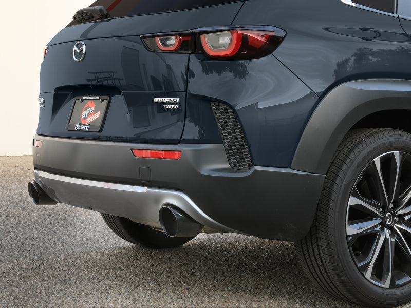 aFe 2023+ Mazda CX-50 Takeda 2.5in 304 SS Axle-Back Exhaust System w/ Black Tips