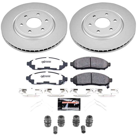 Power Stop 16-26 Nissan Frontier Front Z36 Coated Truck & Tow Brake Kit