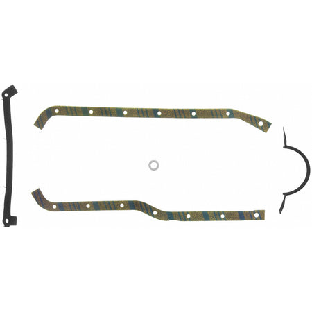 Fel-Pro 17950 Engine Oil Pan Gasket Set 18 Bolt Hole Multi Piece Gasket