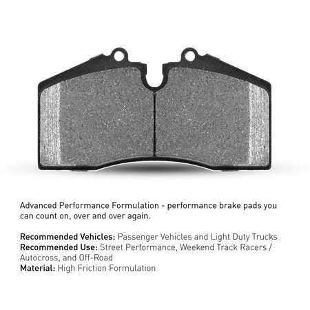R1 93-98 Toyota Supra Rear Performance Sport Brake Pads
